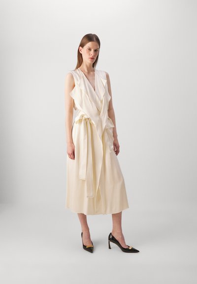 Victoria Beckham TRENCH DRESS - Kokteiļkleita/ballīšu kleita - ivory
