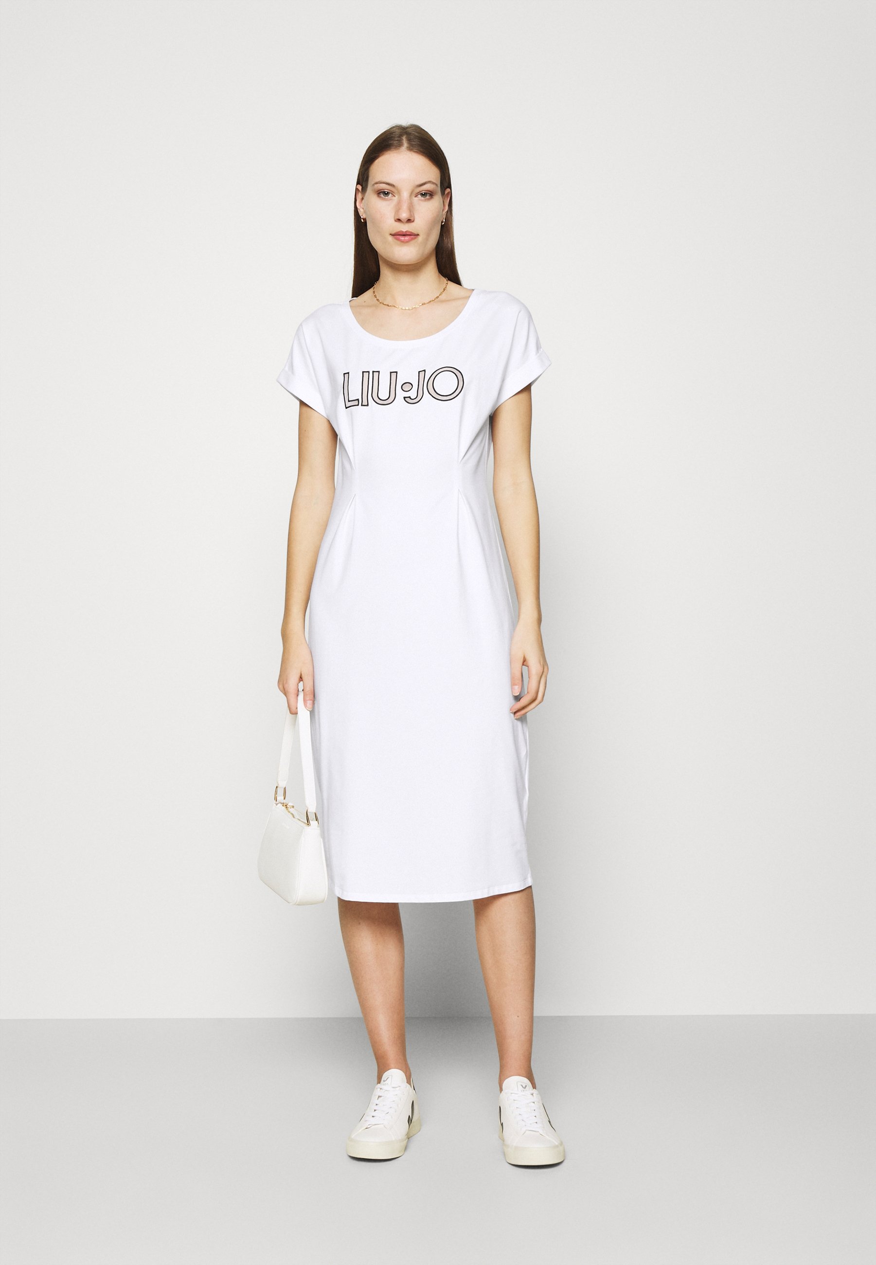 Liu Jo Jeans ABITO - Vestito di maglina - bianco - Zalando.it