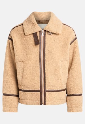 Redefined Rebel JACKET BOXY FIT - Flísová bunda - travertine