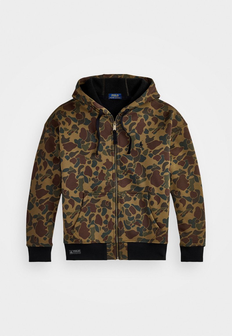 Polo Ralph Lauren CAMO DOUBLE-KNIT HOODIE - Sweatjakke - multi-coloured