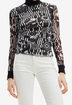 Desigual Langærmet T-shirt - black