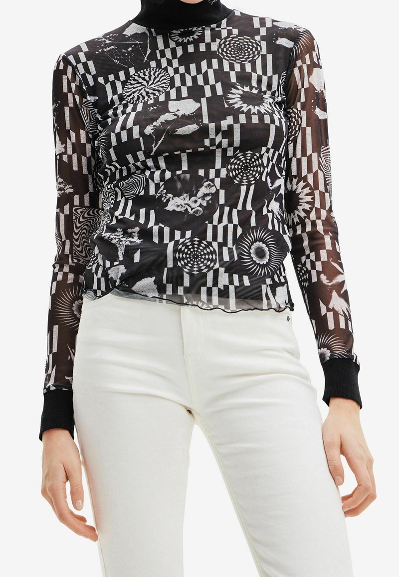 Desigual Maglietta a manica lunga - black