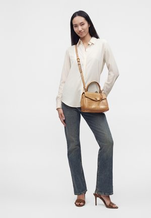 Lauren Ralph Lauren, SATCHEL SMALL - Ručna torba - beige
