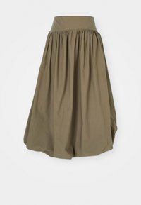 MINDI BUBBLE SKIRT - Maxinederdele - khaki