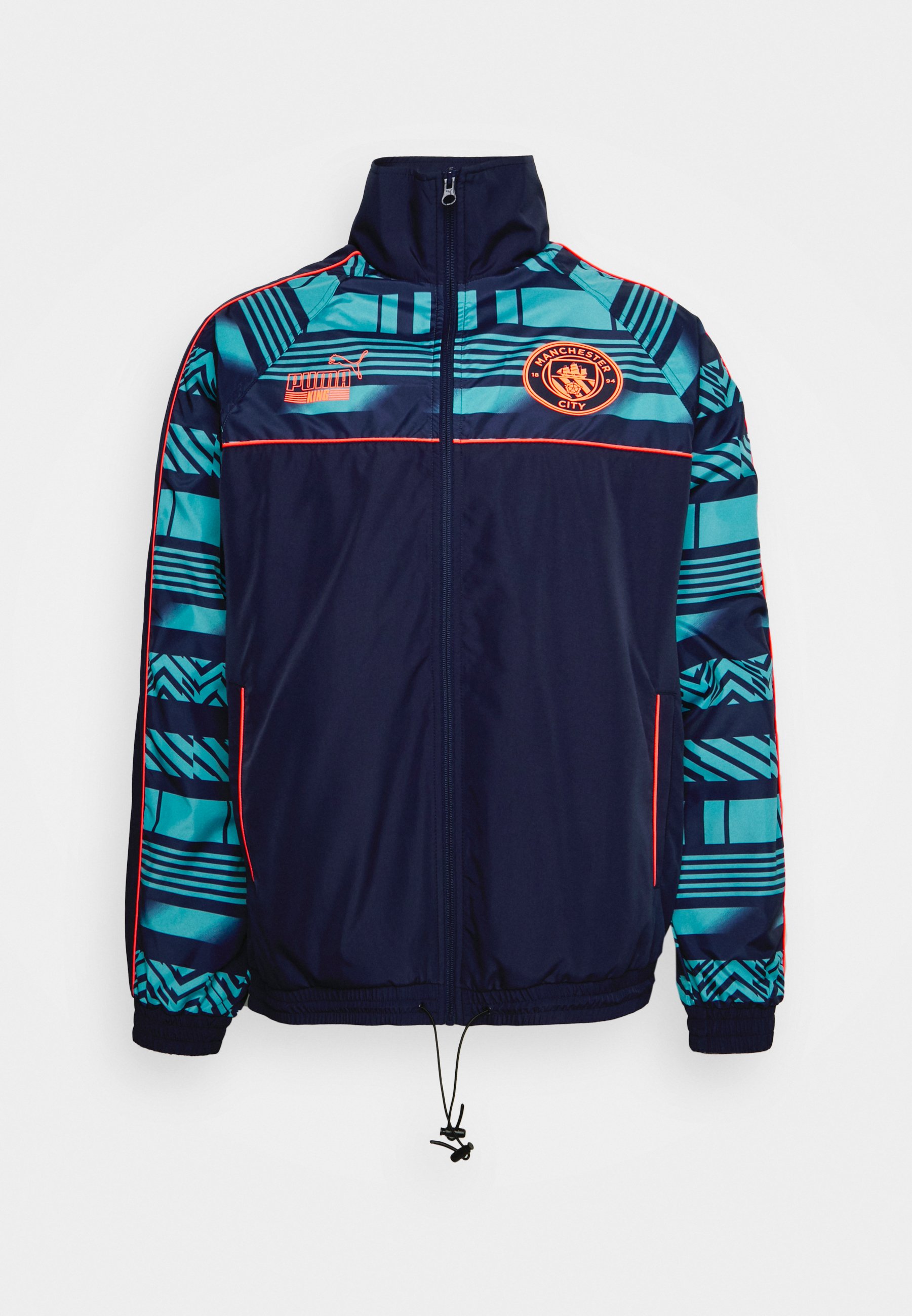 puma woven track jacket peacoat