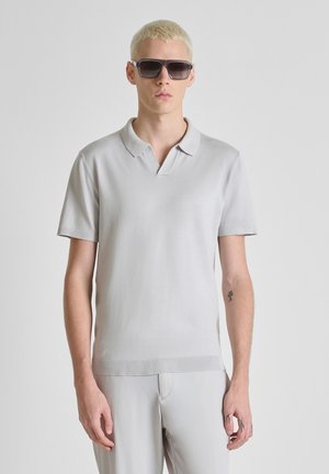 SWEATER WITHOUT BUTTON SHORT SLEEVES - Polo - light grey