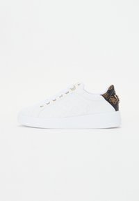 Guess - RONII - Trainers - white/brown Thumbnail Image 1