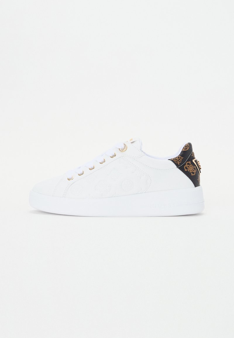 Guess - RONII - Trainers - white/brown, Enlarge