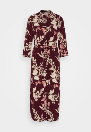 Vero Moda VMEASY SHIRT DRESS - Rochie tip cămașă - winetasting