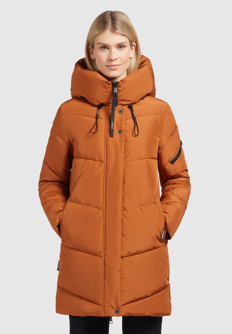 khujo JORDIS5 Winterjas orangebraun/oranje Zalando.nl