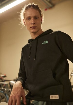 The North Face, REGRIND HOODIE - Felpa - black