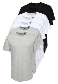 Não selecionado, white/black/light grey melange