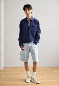 Scotch & Soda ZIP SHIRT - Shirt - peacoat