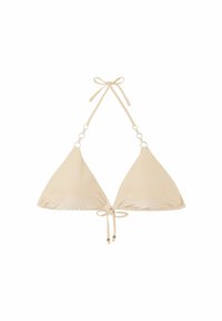 Calzedonia GOLDEN GLEAM - Bikini-Top - elfenbein c golden gleam coco white