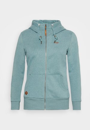 NESKA ZIP PLUS - Zip-up sweatshirt - aqua