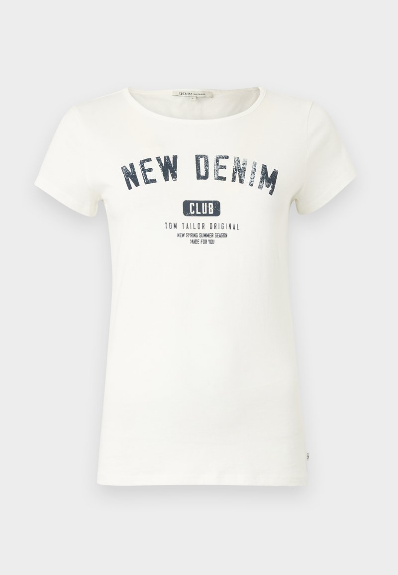 Tom Tailor Denim T-shirt print crème