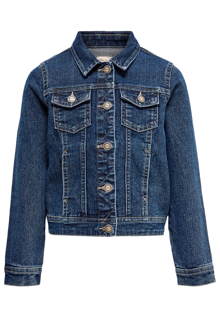 Only Kids Sara Denim Jacket Denim Blue