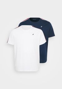 2 PACK - T-shirts print - bright white/sky captain