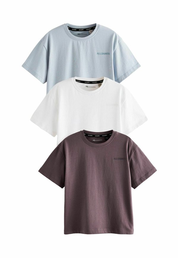 REGULAR FIT - LOGO CREW 3 PACK - T-Shirt basic