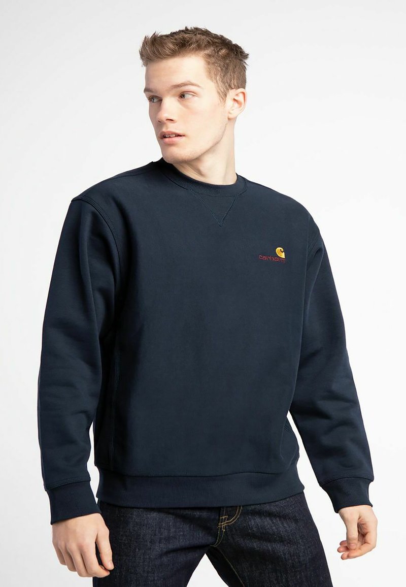 Carhartt WIP AMERICAN SCRIPT Sudadera blue/azul Zalando.es Carhartt WIP AMERICAN SCRIPT Sudadera blue/azul Zalando.es