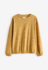 Next TALL - REGULAR FIT SET - Komplet pidžame - ochre yellow giraffe