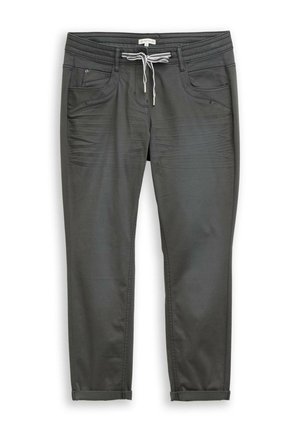 TOM TAILOR, TOM TAILOR TAPERED RELAXED - Pantalon classique - darkest olive