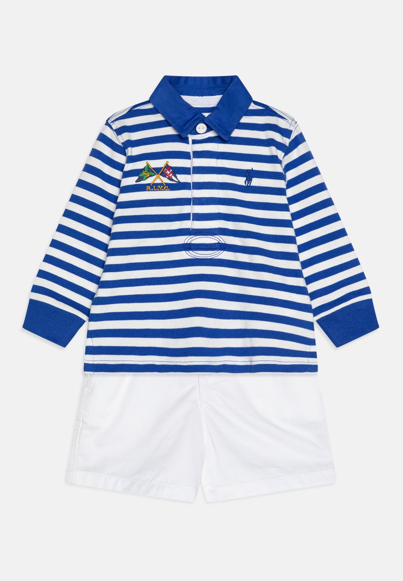 Polo Ralph Lauren - RUGBY SHIRT & POLO PREPSTER SHORT SET - Sudadera - travel blue/paper white, Ampliar