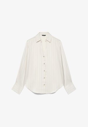 Calliope, CAMICIA TINTA UNITA - Chemisier - gesso