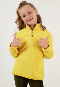LELA REGULAR FIT - Felpa in pile - yellow