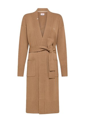 LONG SOLID - Cardigan - beige