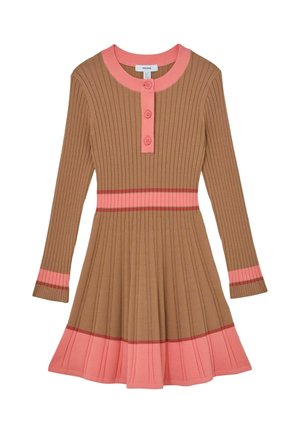 Rochie tricotată - camel