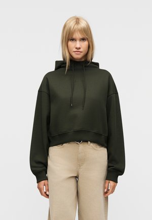 KARIMA - Pulover s kapuco - dunkelgrün