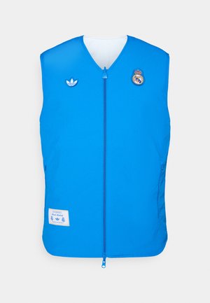 adidas Originals REAL MADRID ICON VEST - Weste - bluebird/white