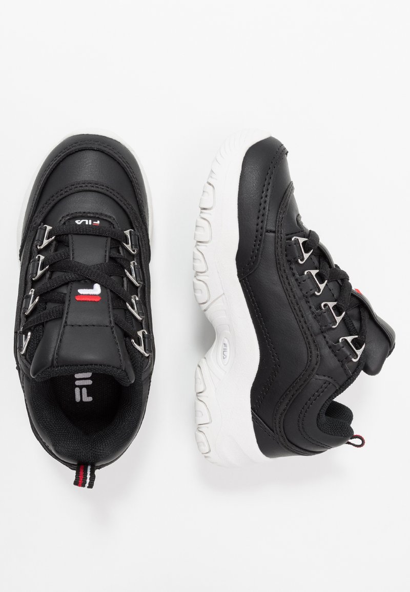 Fila STRADA LOW KIDS TEENS - Trainers - black - Zalando.co.uk