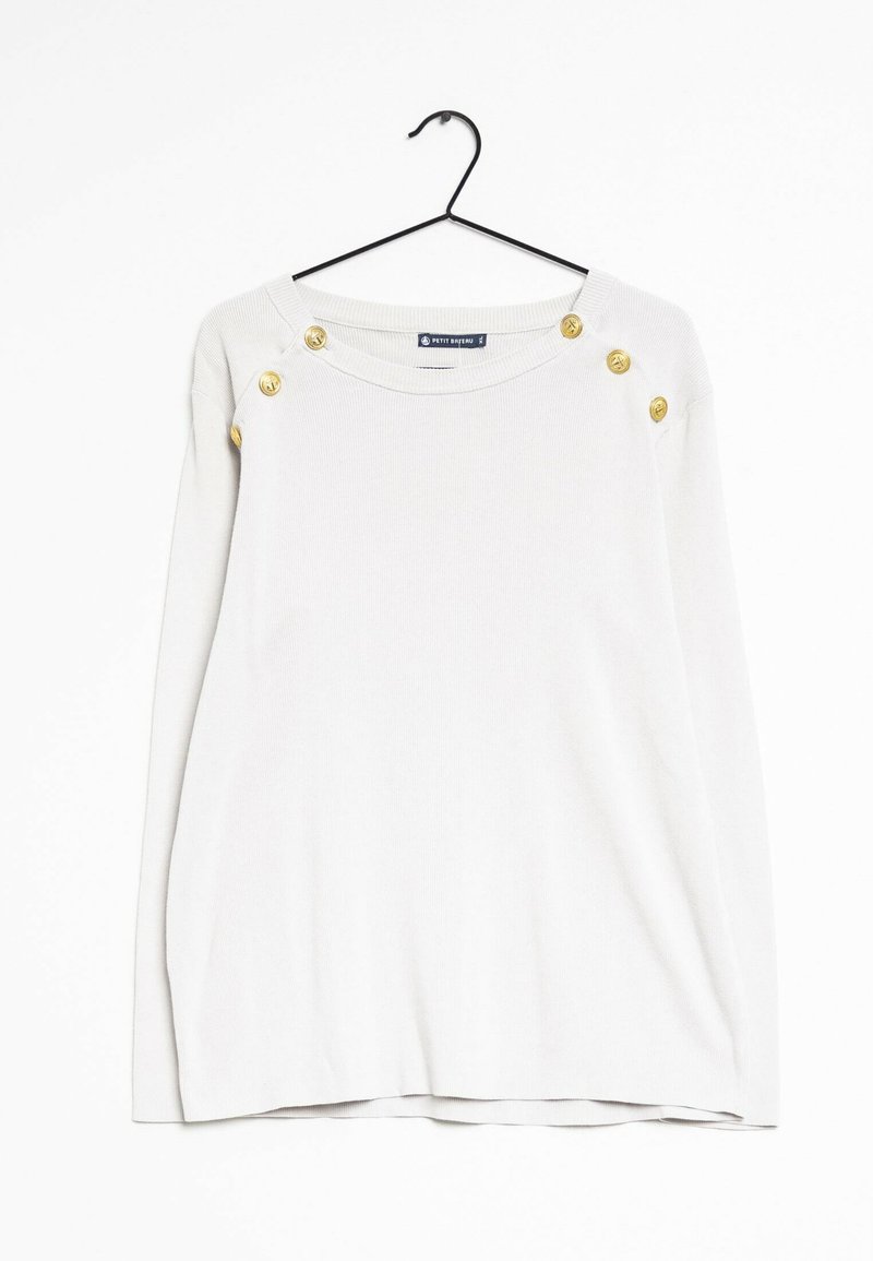 Petit Bateau Stickad tröja - beige