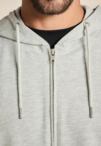 Next LIGHTWEIGHT HOODIE - Sweatjakke - grey texture