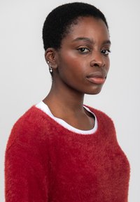 INFLUENCER CREW-NECK - Strickpullover - cognac