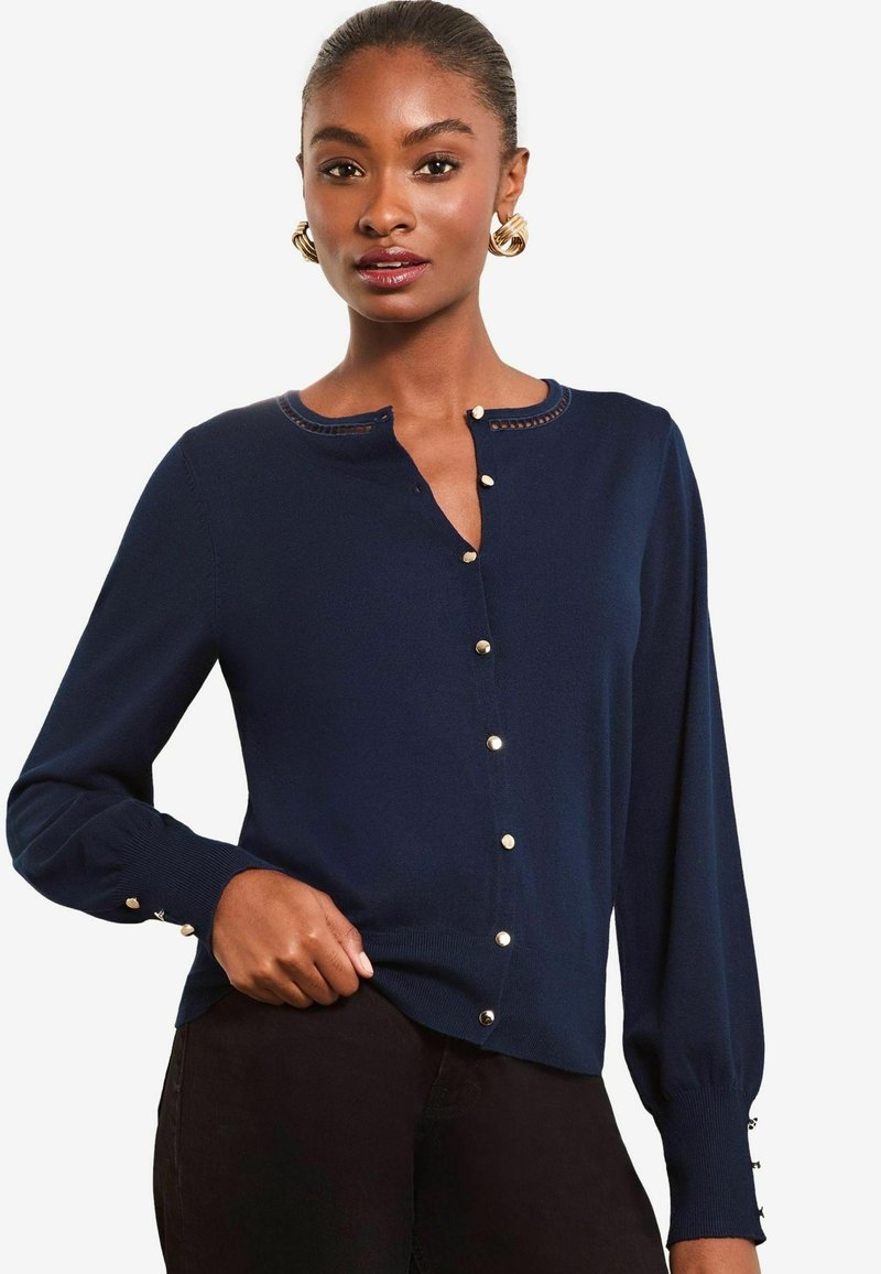 Lipsy CREW NECK REGULAR FIT - Kardigán - navy blue
