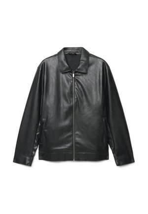 Calliope, CAPOSPALLA TINTA UNITA - Faux leather jacket - nero ultrablack