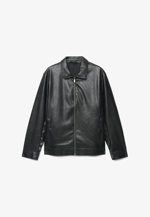 Calliope, CAPOSPALLA TINTA UNITA - Faux leather jacket - nero ultrablack
