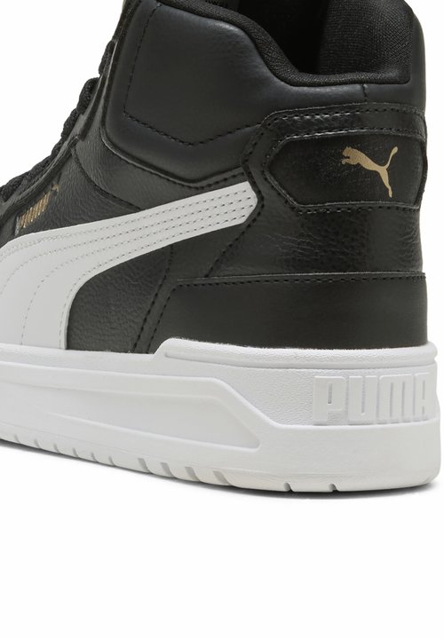 PUMA SHUFFLE DOWNTOWN UNISEX - Zapatillas altas - black- white- gold — foto 4