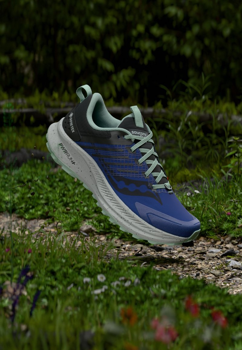 Saucony RIDE TR2 GTX - Trail hardloopschoenen - regal/black/zwart ...