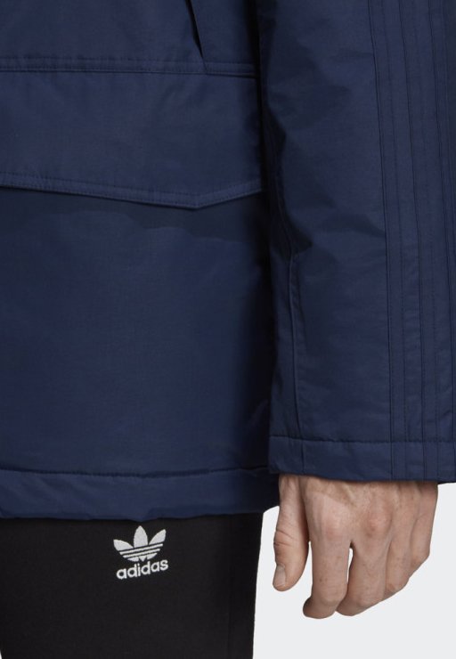 adidas parka blau