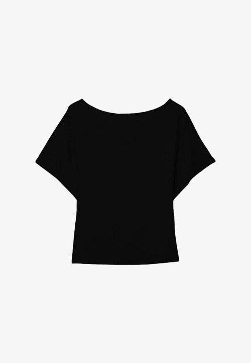 zalando — Stradivarius · SHORT SLEEVE BOAT NECK T-SHIRT 02672321 - T-shirt con stampa