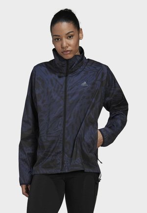 adidas Performance, FAST ALL OVERSIZE PRINTED - Chaqueta de entrenamiento - blue