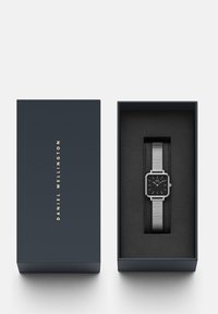 Daniel Wellington QUADRO STUDIO 22X22MM - WATCH - Karóra - silver-coloured