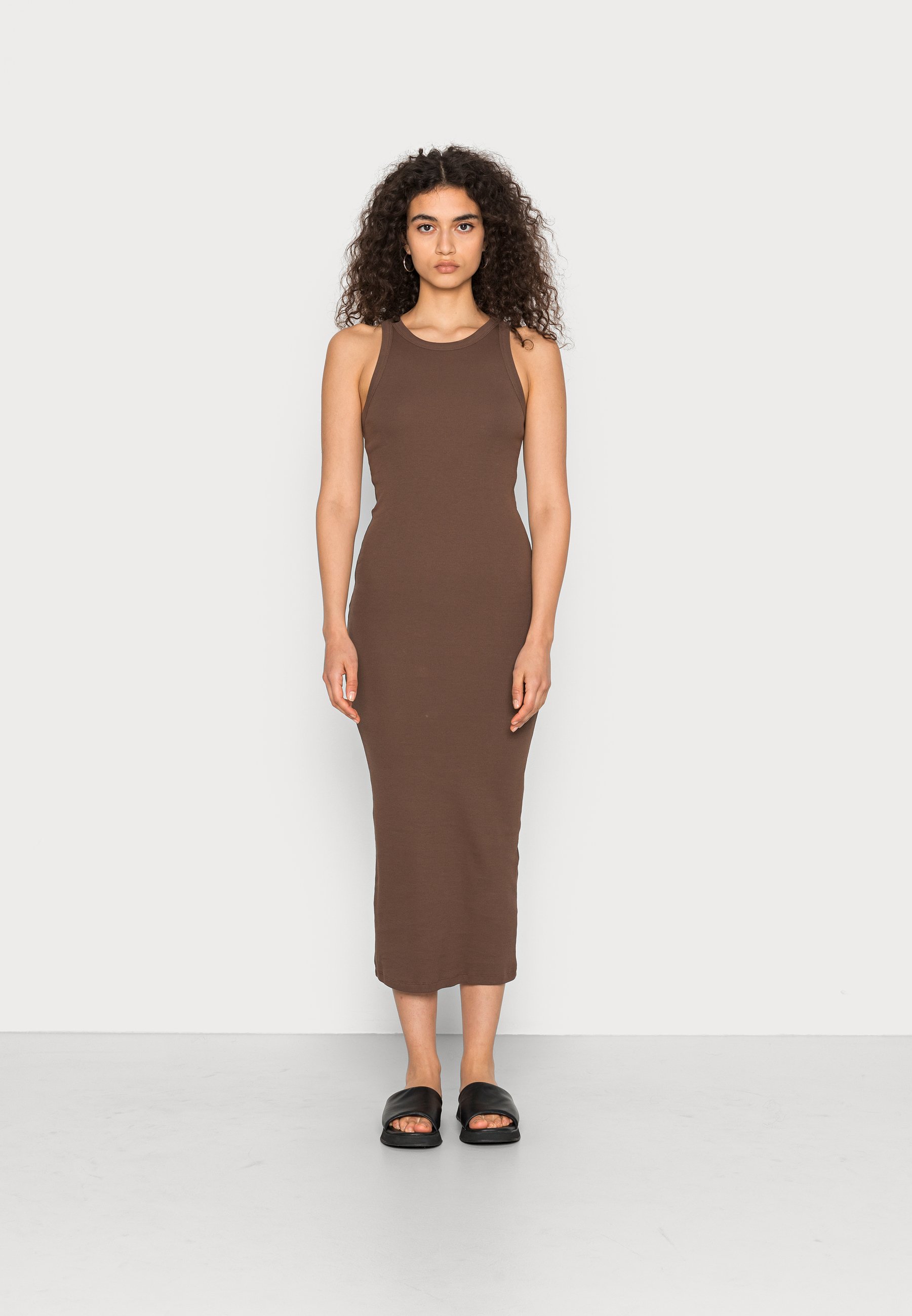 Envii ALLY RACER DRESS - Jerseyjurk - chestnut/bruin - Zalando.nl