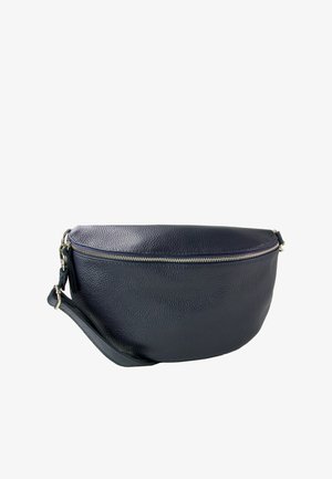 DrachenLeder Gürteltasche - blau