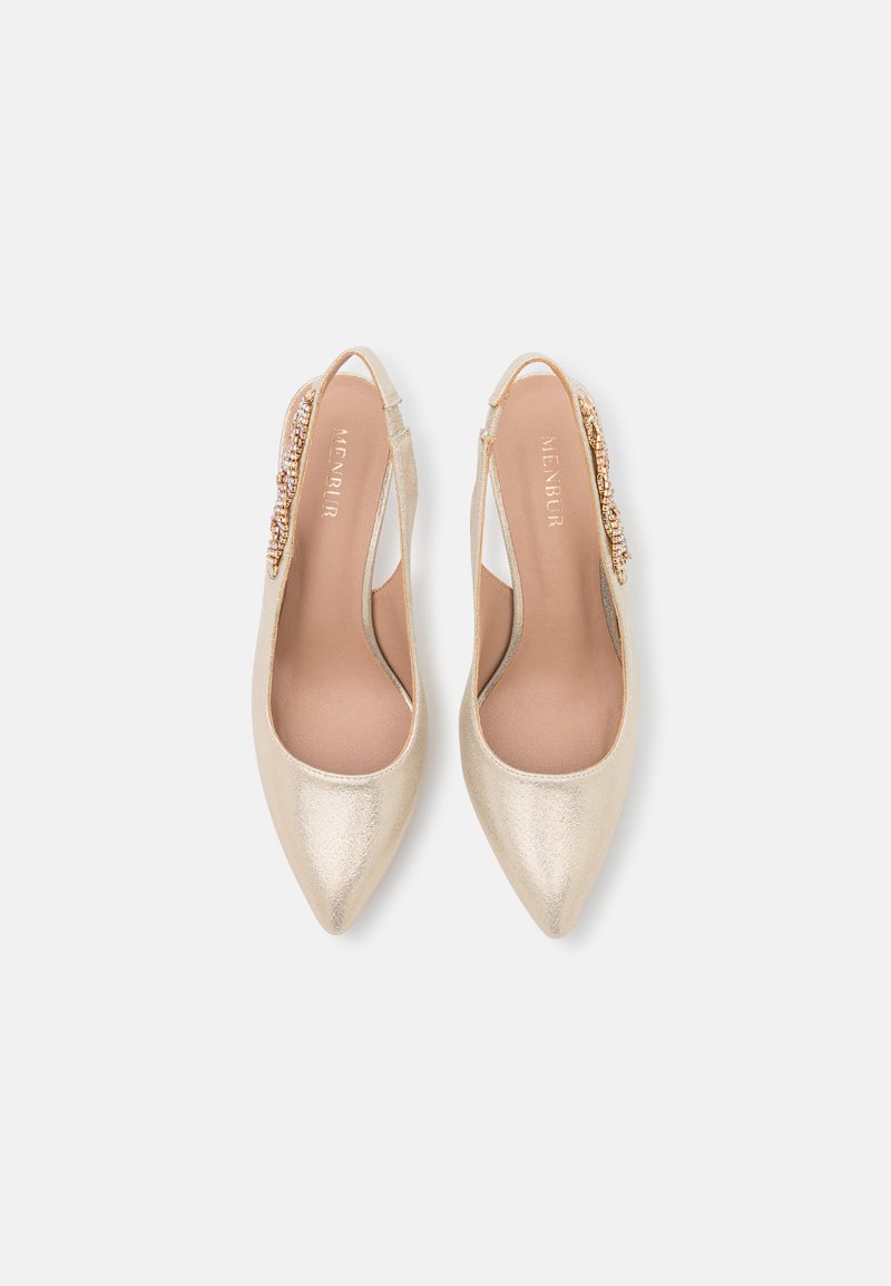 Damen Klassische Pumps | Menbur Pumps gold/goldfarben - PH07974 Damen Klassische Pumps | Menbur Pumps gold/goldfarben - PH07974