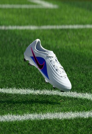 Nike Performance TIEMPO MAESTRO CLUB FG/MG UNISEX - Fotballsko for kunstgress - white/black/racer blue/pink blast